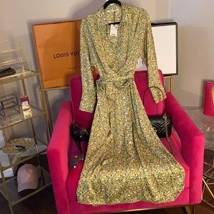 Zara complete button down maxi shirt dress…